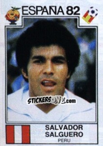 Figurina Salvador Salguero - FIFA World Cup España 1982 n. 77 - Panini