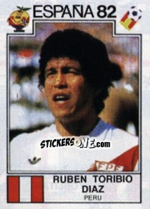 Cromo Ruben Toribio Diaz - FIFA World Cup España 1982 - Panini