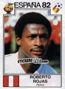 Cromo Roberto Rojas - FIFA World Cup España 1982 - Panini