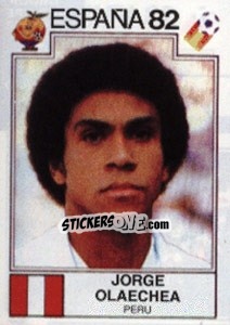 Cromo Jorge Olaechea - FIFA World Cup España 1982 n. 80 - Panini
