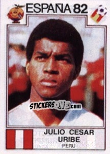 Cromo Julio Cesar Uribe - FIFA World Cup España 1982 - Panini