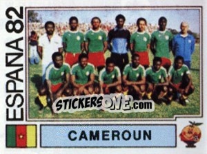 Figurina Cameroun (team) - FIFA World Cup España 1982 - Panini