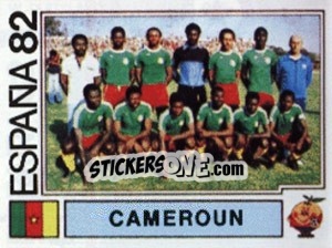 Sticker Cameroun (team) - FIFA World Cup España 1982 n. 91 - Panini