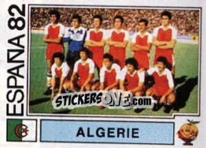 Figurina Algerie (team) - FIFA World Cup España 1982 - Panini