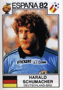 Figurina Harald Schumacher - FIFA World Cup España 1982 - Panini
