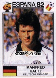 Sticker Manfred Kaltz - FIFA World Cup España 1982 n. 113 - Panini