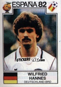 Figurina Wilfried Hannes - FIFA World Cup España 1982 - Panini