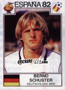 Sticker Bernd Schuster - FIFA World Cup España 1982 - Panini