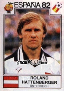 Sticker Roland Hattenberger - FIFA World Cup España 1982 n. 136 - Panini