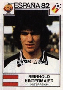 Sticker Reinhold Hintermaier - FIFA World Cup España 1982 n. 137 - Panini