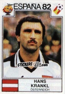 Sticker Hans Krankl - FIFA World Cup España 1982 n. 142 - Panini