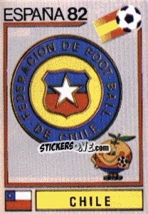 Cromo Chile (emblem) - FIFA World Cup España 1982 - Panini