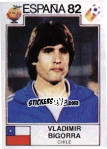 Sticker Vladimir Bigorra - FIFA World Cup España 1982 - Panini