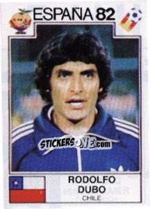 Sticker Rodolfo Dubo - FIFA World Cup España 1982 n. 155 - Panini