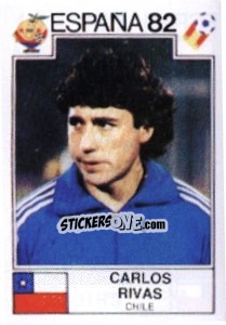 Cromo Carlos Rivas - FIFA World Cup España 1982 - Panini