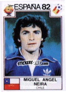 Sticker Miguel Angel Neira - FIFA World Cup España 1982 n. 158 - Panini