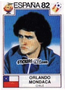 Sticker Orlando Mondaca - FIFA World Cup España 1982 - Panini