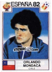 Sticker Orlando Mondaca - FIFA World Cup España 1982 n. 159 - Panini