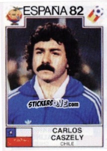 Sticker Carlos Caszely - FIFA World Cup España 1982 n. 161 - Panini
