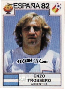 Figurina Enzo Trossero - FIFA World Cup España 1982 - Panini