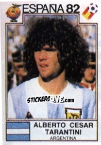 Sticker Alberto Cesar Tarantini - FIFA World Cup España 1982 n. 172 - Panini