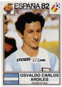 Sticker Osvaldo Carlos Ardiles - FIFA World Cup España 1982 n. 175 - Panini