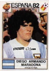 Cromo Diego Armando Maradona