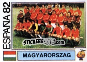 Cromo Magyarorszag (team) - FIFA World Cup España 1982 - Panini