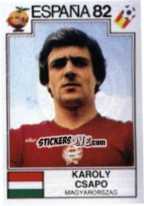Sticker Karoly Csapo - FIFA World Cup España 1982 - Panini