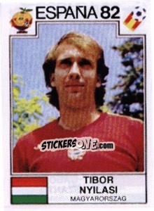 Sticker Tibor Nyilasi - FIFA World Cup España 1982 n. 194 - Panini