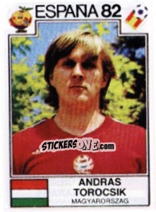 Sticker Andras Torocsik - FIFA World Cup España 1982 - Panini