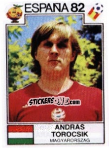Sticker Andras Torocsik - FIFA World Cup España 1982 n. 197 - Panini