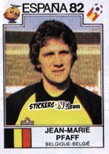 Sticker Jean-Marie Pfaff - FIFA World Cup España 1982 - Panini