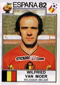 Cromo Wilfried Van Moer - FIFA World Cup España 1982 n. 210 - Panini