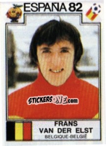 Cromo Frans Van Der Elst - FIFA World Cup España 1982 - Panini