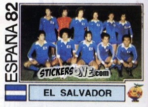 Sticker El Salvador (team) - FIFA World Cup España 1982 n. 219 - Panini
