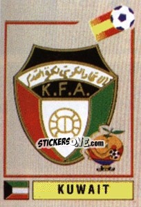 Cromo Kuwait (emblem) - FIFA World Cup España 1982 - Panini