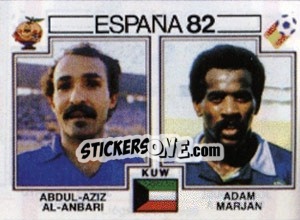 Figurina Abdul-Aziz Al-Anbari / Adam Marjan - FIFA World Cup España 1982 n. 237 - Panini