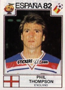 Sticker Phil Thompson - FIFA World Cup España 1982 - Panini