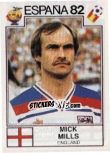 Cromo Mick Mills - FIFA World Cup España 1982 - Panini