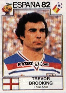 Sticker Trevor Brooking - FIFA World Cup España 1982 n. 248 - Panini