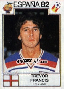 Figurina Trevor Francis - FIFA World Cup España 1982 - Panini