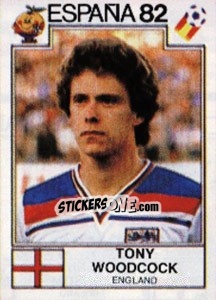 Sticker Tony Woodcock - FIFA World Cup España 1982 n. 254 - Panini