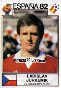 Cromo Ladislav Jurkemik - FIFA World Cup España 1982 - Panini