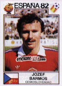 Sticker Jozef Barmos - FIFA World Cup España 1982 n. 263 - Panini