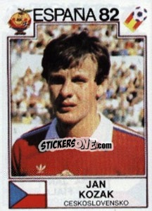 Sticker Jan Kozak - FIFA World Cup España 1982 n. 268 - Panini