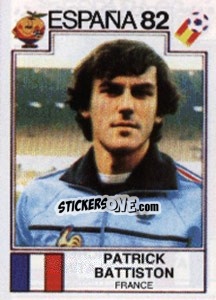 Sticker Patrick Battiston - FIFA World Cup España 1982 n. 278 - Panini