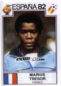 Sticker Marius Tresor - FIFA World Cup España 1982 - Panini