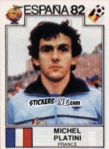 Sticker Michel Platini - FIFA World Cup España 1982 n. 286 - Panini
