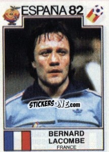 Sticker Bernard Lacombe - FIFA World Cup España 1982 n. 289 - Panini